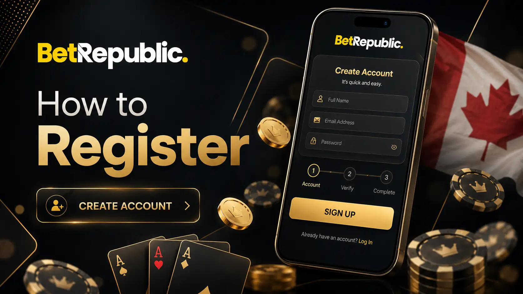 BetRepublic Casino Canada Bonus jusqu’à 3 000 C$ + 200 FS