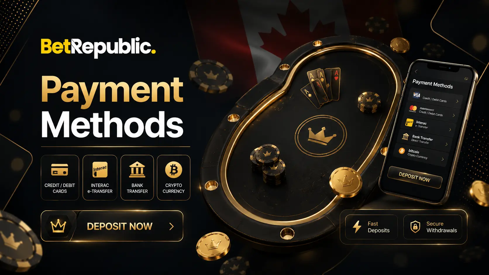 BetRepublic Casino Canada: Bonus up to C$3000 + 200 FS